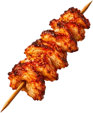 Chicken suya, grilled